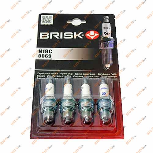 Свічки Brisk Super-19 Фотография Свічки Brisk Super-19