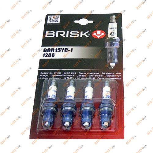 Свічки Brisk Super 2110 16V Фотография Свічки Brisk Super 2110 16V