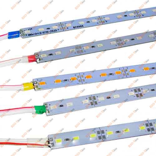 Фотография Світлодіодна стрічка на металі 12см Червона