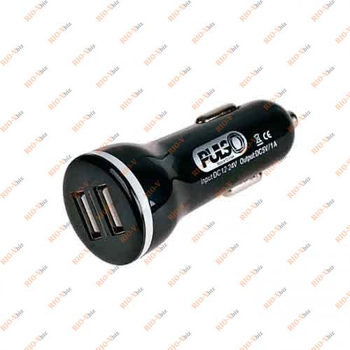Автомобильное зарядное устройство 2 USB 2100mA Pulso Фотография Автомобильное зарядное устройство 2 USB 2100mA Pulso