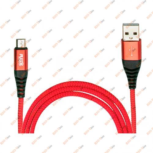 Фотография Кабель USB micro 3А, 2м красный CC-4202M RD PULSO