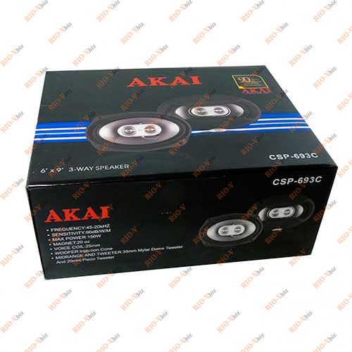 Колонки Овалы AKAI трехполосные CSP-693C