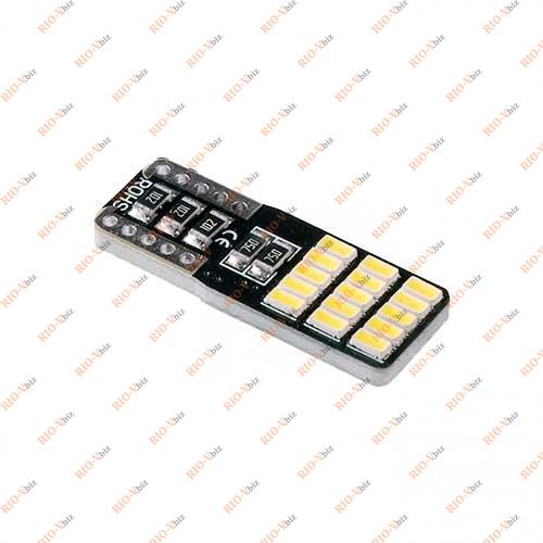Лампа б/ц LED Т10 12V 30 діодів 0.5W біла опір PULSO Фотография Лампа б/ц LED Т10 12V 30 діодів 0.5W біла опір PULSO