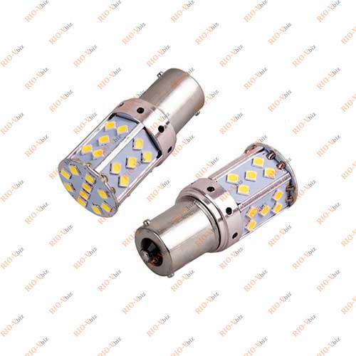 Лампа одноконтактна LED P21W 12V S25 1156-3030-35SMD PULSO Фотография Лампа одноконтактна LED P21W 12V S25 1156-3030-35SMD PULSO