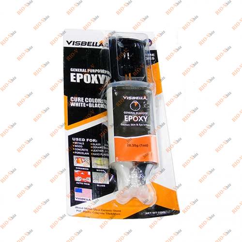Фотография Клей эпоксидный универсальный 25 гр шприц W/B Visbella