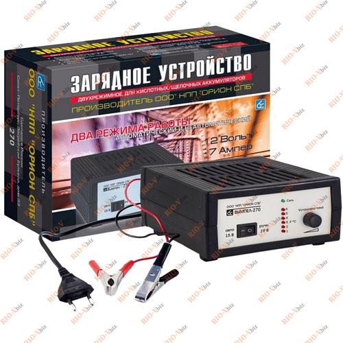 Фотография Зарядное устройство 12V 7A Вымпел-270 Орион