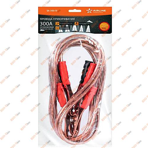 Фотография Провода прикуривания аккумулятора 300 А 2,5 м (силикон) Аирлайн