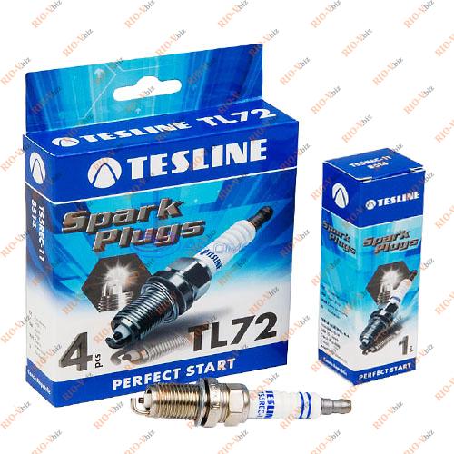Свічка запалювання TL72 (в інд .пакетіTS5REC-11) 405,409 EURO-3 (комплект 4 шт.) TESLINE Фотография Свічка запалювання TL72 (в інд .пакетіTS5REC-11) 405,409 EURO-3 (комплект 4 шт.) TESLINE