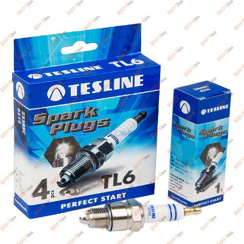 Свічка запалювання TL6 (pack.ZS5REC) 405,406,409EURO-3 (комплект з 4 шт.) TESLINE Фотография Свічка запалювання TL6 (pack.ZS5REC) 405,406,409EURO-3 (комплект з 4 шт.) TESLINE