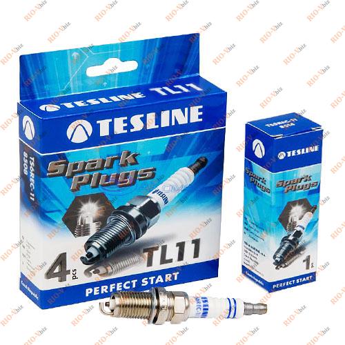 Свічка запалювання TL11 (пакет TS6REC-11) 2112 16V (комплект з 4 шт.) TESLINE Фотография Свічка запалювання TL11 (пакет TS6REC-11) 2112 16V (комплект з 4 шт.) TESLINE