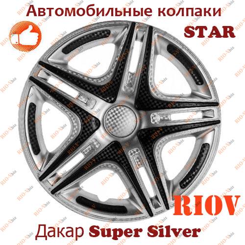 Фотография Автомобільні ковпаки STAR 14R Dakar Super Silver 2 шт.