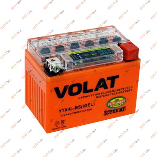 Фотография Аккумулятор Мото 4 А/ч 12В пуск 50А (плюс справа) iGEL VOLAT