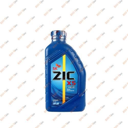 Моторна олива 10W-40 1L X5 ZIC бензин Фотография Моторна олива 10W-40 1L X5 ZIC бензин