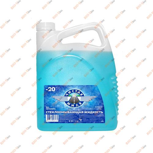 Фотография Омивач бака рідина зимова 4L -20°C (ОКЕАН) ЧИСТА МИЛЯ