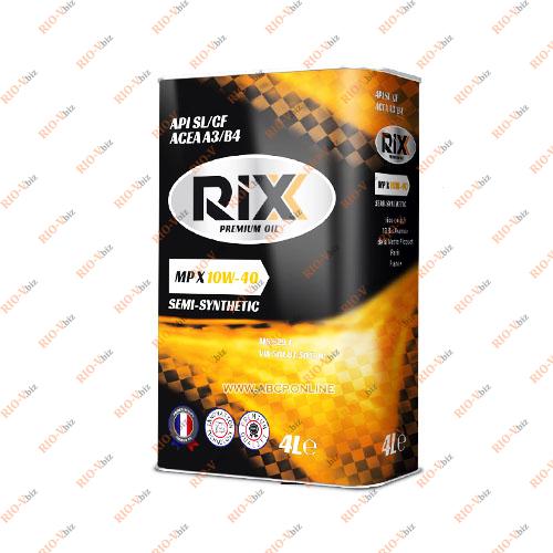 Моторна олива 10W-40 4L MP X RIXX Фотография Моторна олива 10W-40 4L MP X RIXX