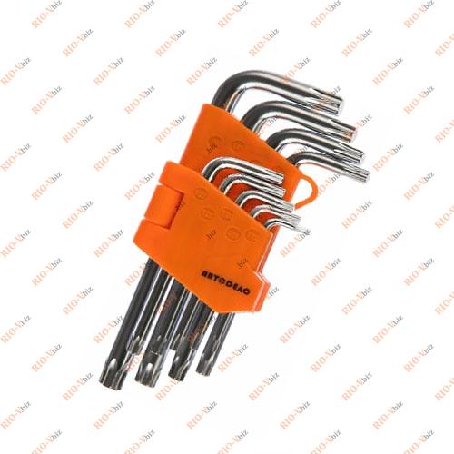 Фотография Набор Г-образных ключей звездочки 9 ед  АвтоDело