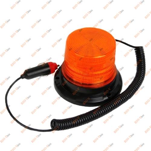 Блимаючий маяк з магнітом 72LED 2835SMD помаранчевий SKYWAY Фотография Блимаючий маяк з магнітом 72LED 2835SMD помаранчевий SKYWAY