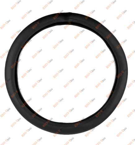 Фотография Оплетка на кермі М (37-39 см) чорна гладка екошкіра STVOL