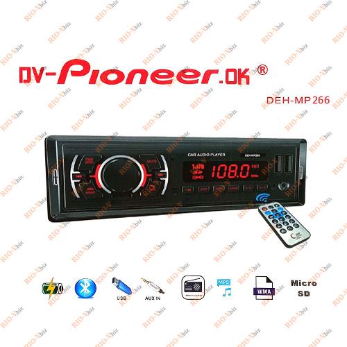 Фотография Автомобільне радіо 266 MP3 FM USB Bluetooth PIONEER