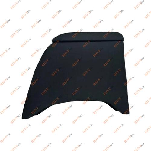 Фотография Підлокітник Bar 2101-07 чорний діамант (чорна строчка) екошкіра Kyho