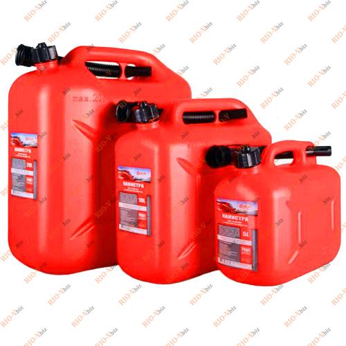 Фотография Канистра пластиковая 10 л с лейкой МАМОНТ