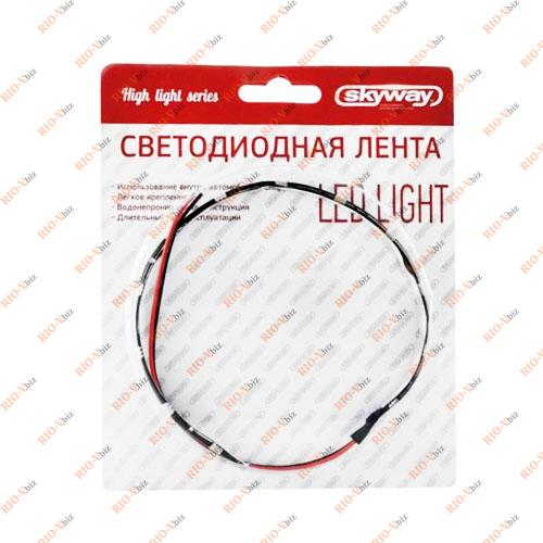 Фотография Світлодіодна стрічка 30 см біла 12 SMD 12V SKYWAY
