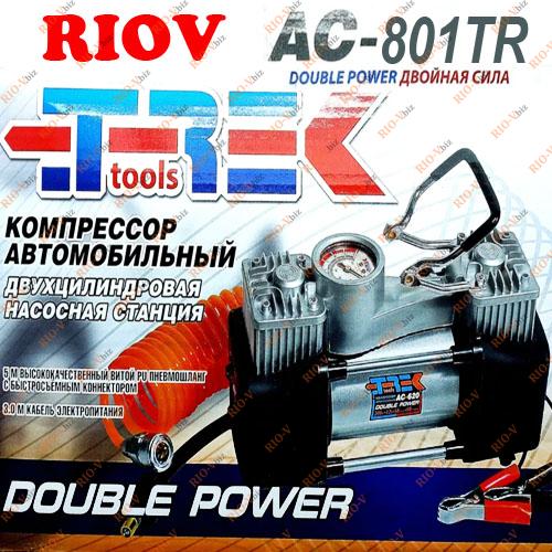 Фотография Автомобільний компресор 90 л/хв 12 В, 2-поршнева ГУСЕНИЦЯ