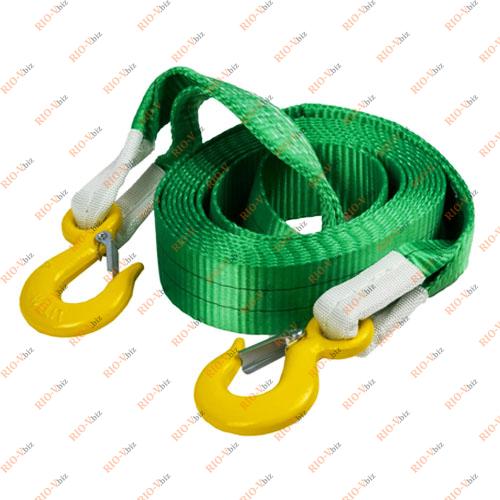 Фотография Буксирний трос 6 т 5 м гак (посилений) Сервісний ключ