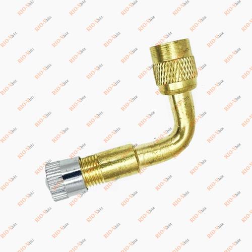 Фотография Подовжувач колісного клапана Латунь 90 градусів NONAME