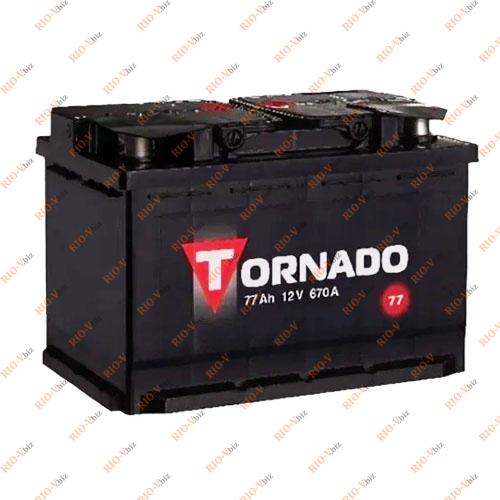 Аккумулятор 77 А/ч евро 670 А (+ правый) (0) Tornado Фотография Аккумулятор 77 А/ч евро 670 А (+ правый) (0) Tornado