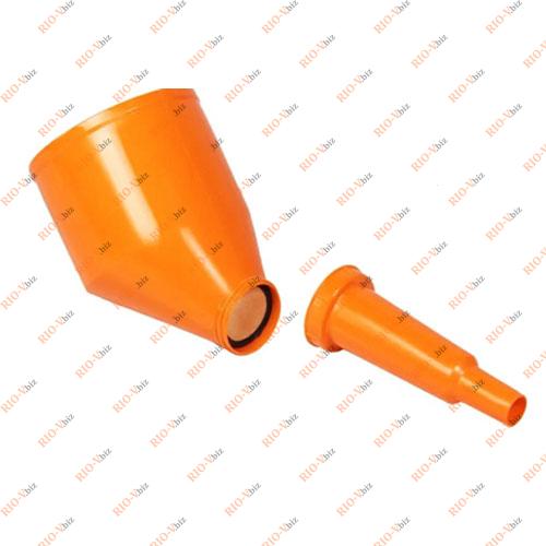 Фотография Лейка автомобильная (пластик) косая с фильтром, разборная AIRLINE