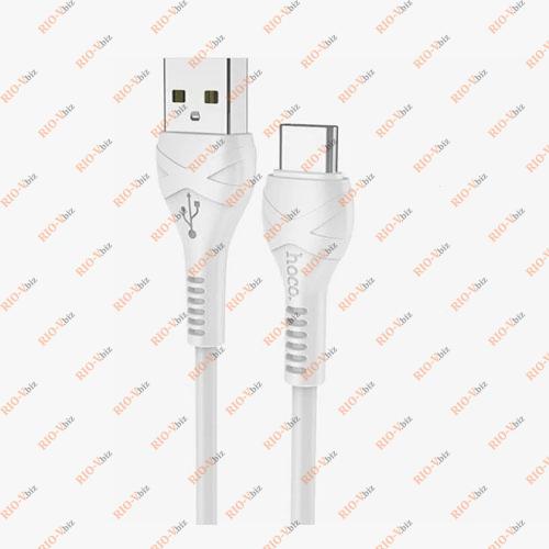 Фотография Кабель USB Type-C 3А 1м HOCO белый X37 МАЯКАВТО