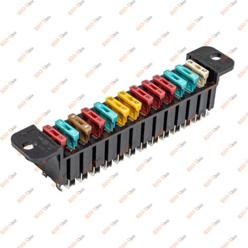 Фотография Блок предохранителей Евро 13 предохранителей 2101, 2106, 2121, 3302, 2217, 2705, 31105, 3110 АВТОЭЛЕКТРИКА