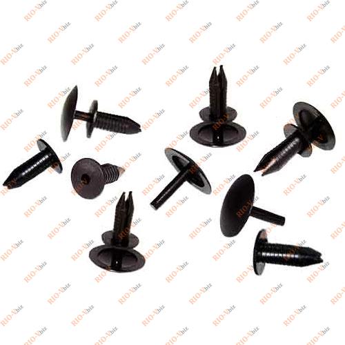 Фотография Клипса №30 черная (в упак. 16 шт) обшивки багажника (обшивка салона) ГАЗ 3302 Газель, УАЗ RIGINAL