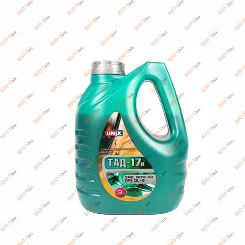 Фотография Масло трансмиссионное 80W-90 3л GL-5 UNIX