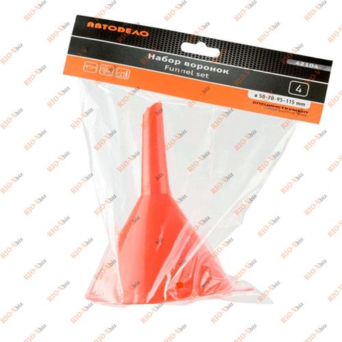 Фотография Лейка автомобильная (пластмасс) прямая (компл. 4 шт) АвтоDело