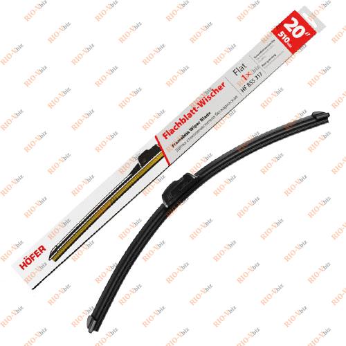 Фотография Щетка стеклоочистителя 510 мм бескаркасная Hofer