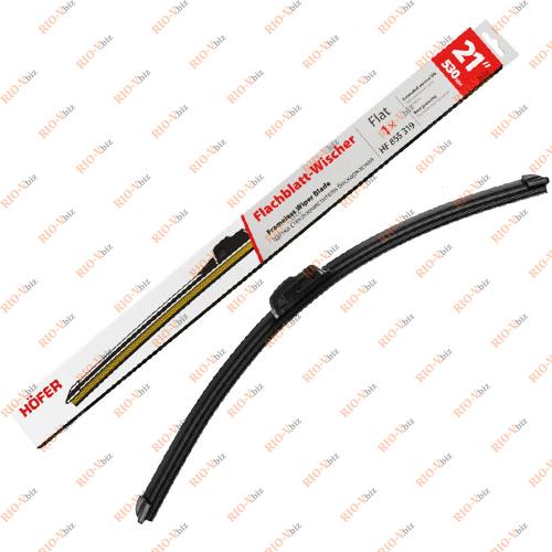 Фотография Щетка стеклоочистителя 530 мм бескаркасная Hofer