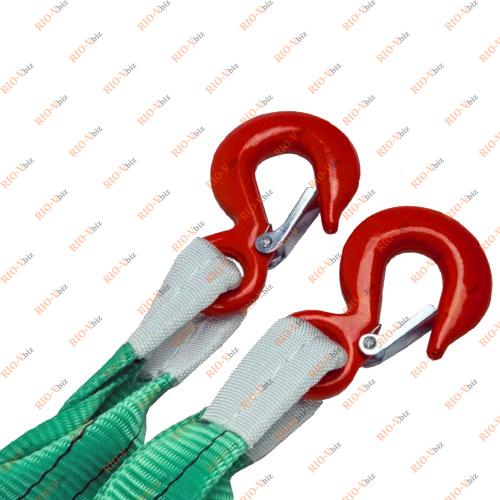 Фотография Буксирний трос 10т 5м 2 гачки в упаковці Сервісний ключ