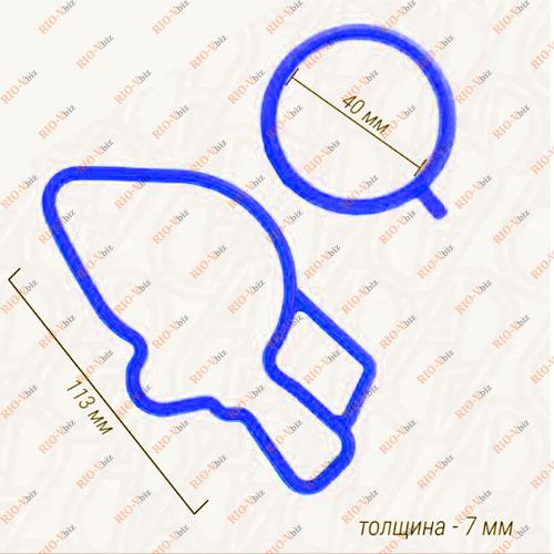 Фотография Ремкомплект ствольної коробки старого зразка 2110 1.6 синій силікон (комплект 5 шт.) CS20