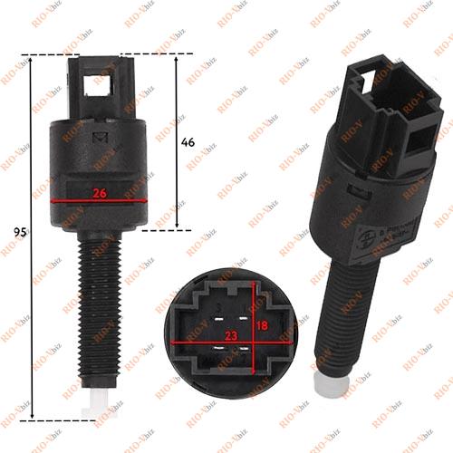 Фотография Датчик педалі гальм 2123 4-контактний (жаба) AMY PENZA