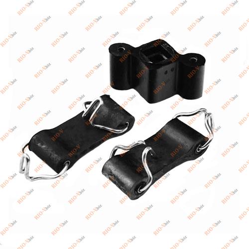 Фотография Подушка крепления глушителя (компл. 3 шт) 2101 - 2107, 2121 Резинотехника