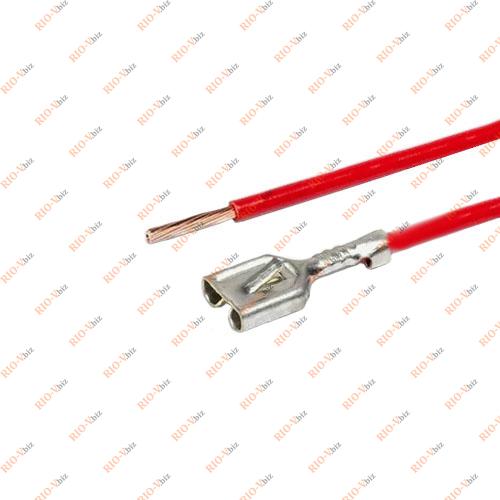 Фотография Клемма провода (мама) стандарт с пров (в упак. 10 шт) Cargen