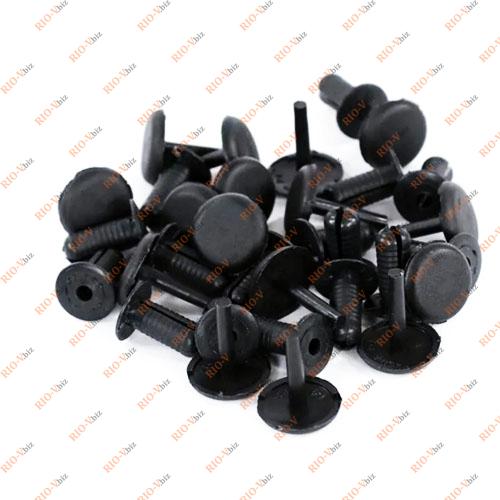 Фотография Затискач № 6 чорний (уп .16) футеровка багажника УАЗ, 2108, 2109, Renault Kangoo Riginal