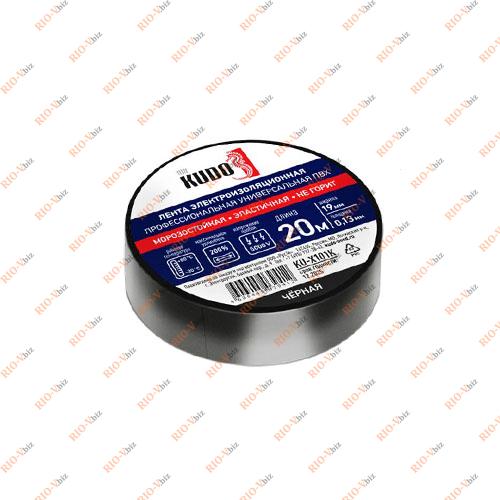 Фотография 19 мм х 25 м чорна стрічка KUDO