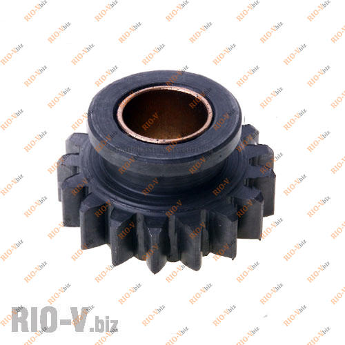 Фотография Шестерня КПП 2101-2123 заднего хода нового образца 17 зубьев (паразитка) АвтоВАЗ