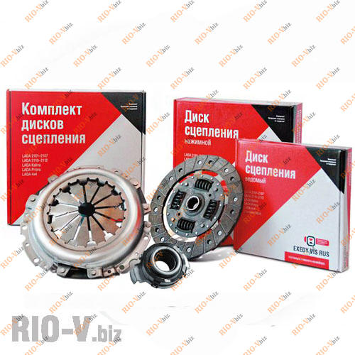Фотография Комплект сцепления 2108, 2109, 21099, 2113, 2114, 2115 ВАЗ (в упак. ОАТ)