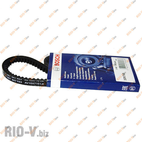 Фотография Ремень генератора 2108 зубчатый 710 Bosch