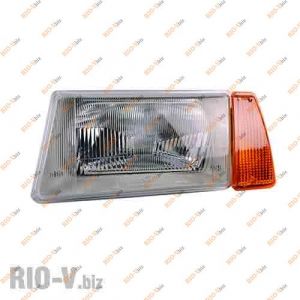 Фара 2108, 2109, 21099 левая желтый указ без линзы Eser - 081.3711