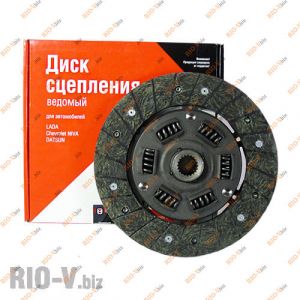 Диск сцепления ведомый 2106 ВАЗ (в упак. ОАТ) фередо - 21060160113090